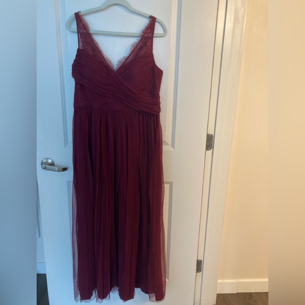 Anthropologie BHLDN Hithero wine/burgubdy dress
